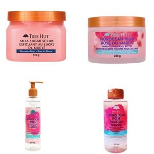 Tree Hut Moroccan Rose Bath & Body Set